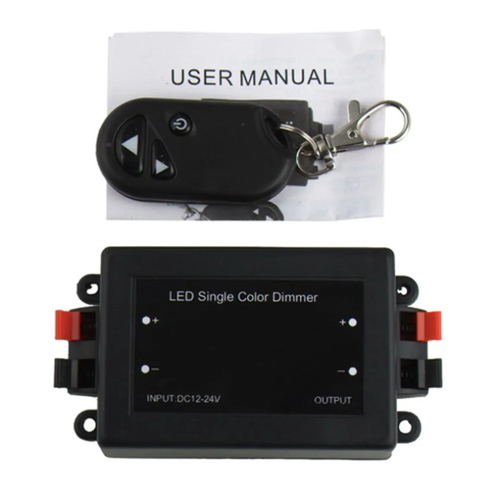 

High Quality DC12-24V Wireless Remote LED Light Single Color Dimmer Controller