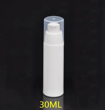 

50pcs/lot PP empty airless pump bottle 30ml white color lotion bottle eye cream bottle essence bottle