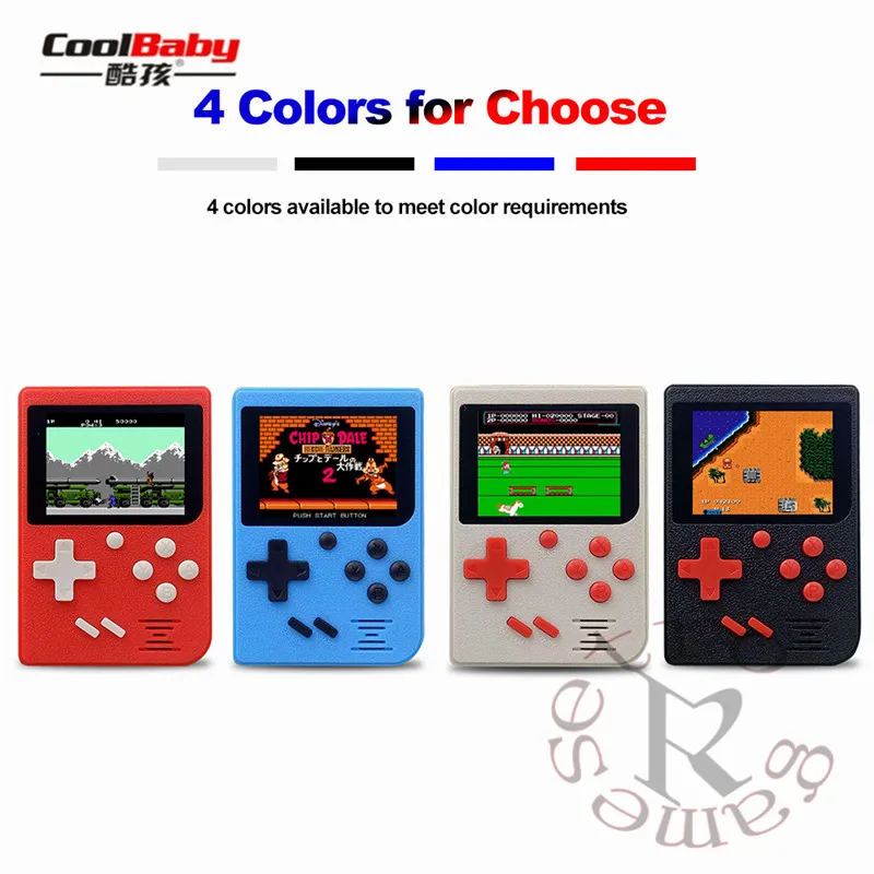 Coolbaby 8bit Retrto Портативный мини портативные игровые консоли AV Out игровой встроенный