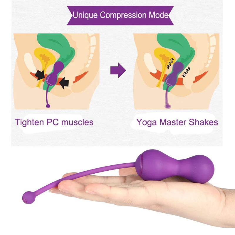 Vagina Tighten Exercise Eggs Sex Toys for Woman Magic Kegel Master Vibrating Smart Kegel Exercise Balls Vaginal Dumbbell Trainer