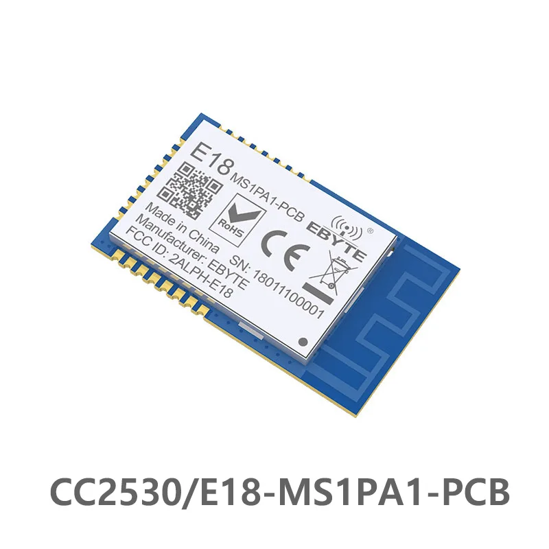 

E18-MS1PA1-PCB 2.4GHz CC2530 cdebyte PA Wireless RFID Transceiver Module PA Zigbee PCB Antenna I / O Port IoT Data Transceiver
