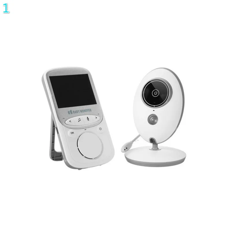 

Video Baby Monitor Wireless with Digital Camera Two Way Talkback 2.4 inch Screen Night Vision Temperature Monitoring Lullabies