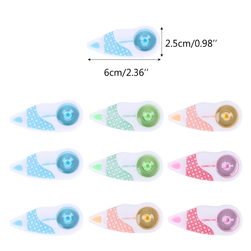 10 шт Мини роликовый корректор белый Стикеры ластик для школы канцелярские принадлежности