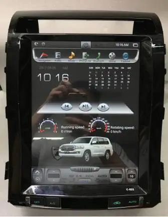 BYNCG 1" Android 7.1.1 четырехъядерный 2 Гб ram автомобильный радиоприемник для TOYOTA Land Cruiser 200 2008- 1024*768 емкостный экран 32g rom gps - Цвет: 7.1.1 android