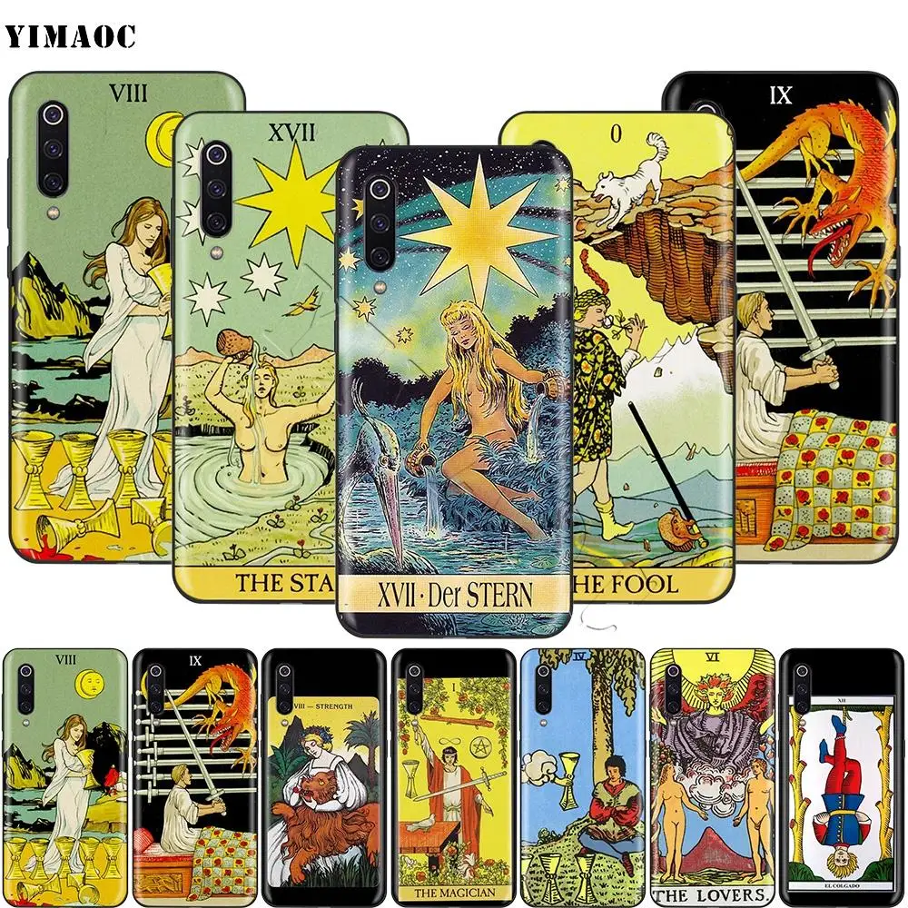 

YIMAOC Egypt Mysterious Tarot Divination Novelty Silicone Case for Xiaomi Redmi Note 4 4x 4a 5 5a 6 8 Pro Prime Plus