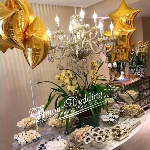 5 unids/lote 18 pulgadas globos de papel de estrella pura boda fiesta de cumpleaños decoración helio metálico globos inflables matrimonio niños regalos pelota