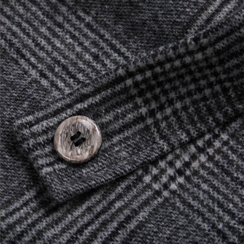 Windbreaker new men's long lapels coat S-6XL men's high quality double-breasted windbreaker men's casual slim cotton plaid coat Windbreaker new men's long lapels coat S-6XL men's high quality double-breasted windbreaker men's casual slim cotton plaid coat