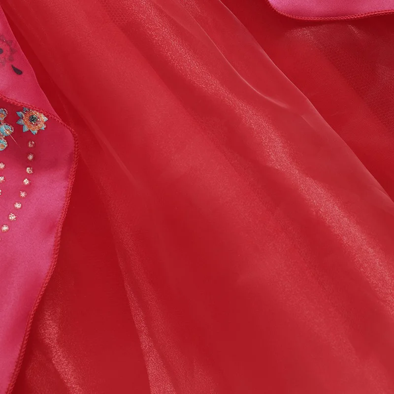 YOFEEL/платья для девочек Elena of Fantasy; летнее платье принцессы Avalor Adventure; карнавальный костюм с цветочным рисунком; детское красное платье на день рождения