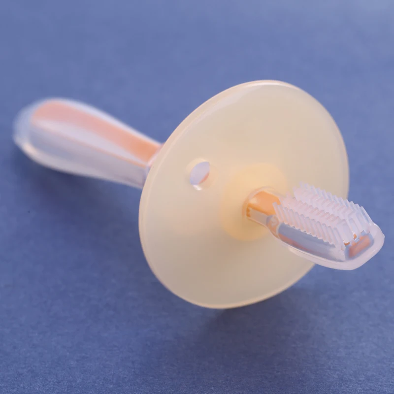 1 шт. детский Силиконовый грызунок, инструмент для обучения зубов, Детские зубные щетки для новорожденных, для ухода за зубами, щетка