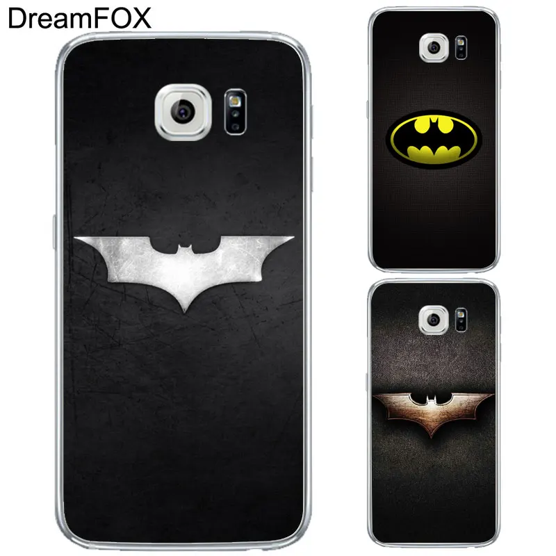 DREAMFOX L248 супергерой Логотип Мягкий ТПУ силиконовый чехол для samsung Galaxy S5 S6 S7 S8 S9 S10 S11