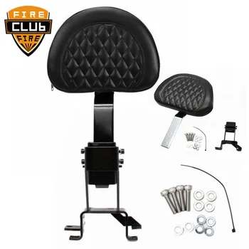 

Adjustable Drive Backrest w/ Mounting Black/Chrome Kits Motorcycle Diamond For Indian Chief Classic Roadmaster 2014-2017 2018