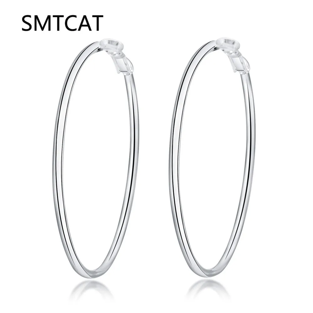 SMTCAT Серебро 925-й пробы уникальные формы Пирсинг Huggie Hoop Серьги для женщин Серебряные серьги ювелирные украшения