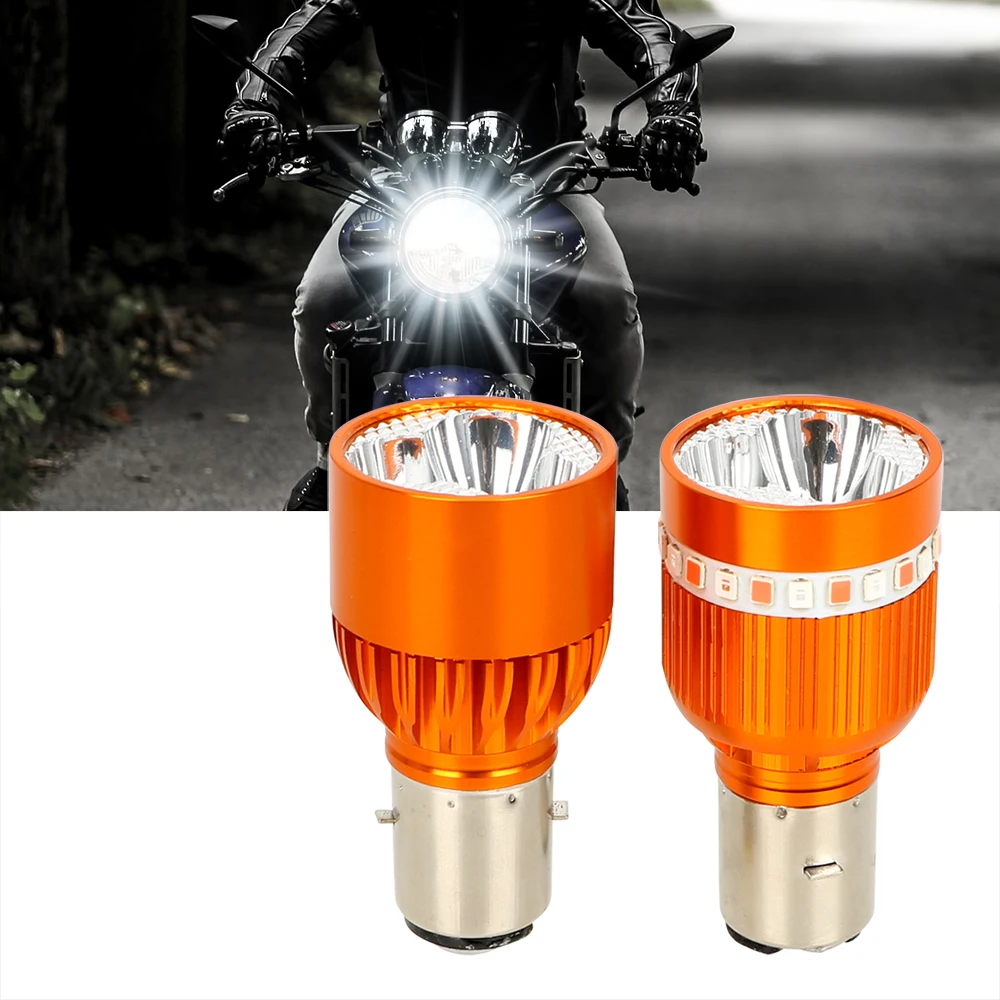 

LEEPEE Moto Head Lamp Motorcycles Headlight Built-in Bright LED Driving Light Universal Strobe Fog Light Motorbike Spotlight