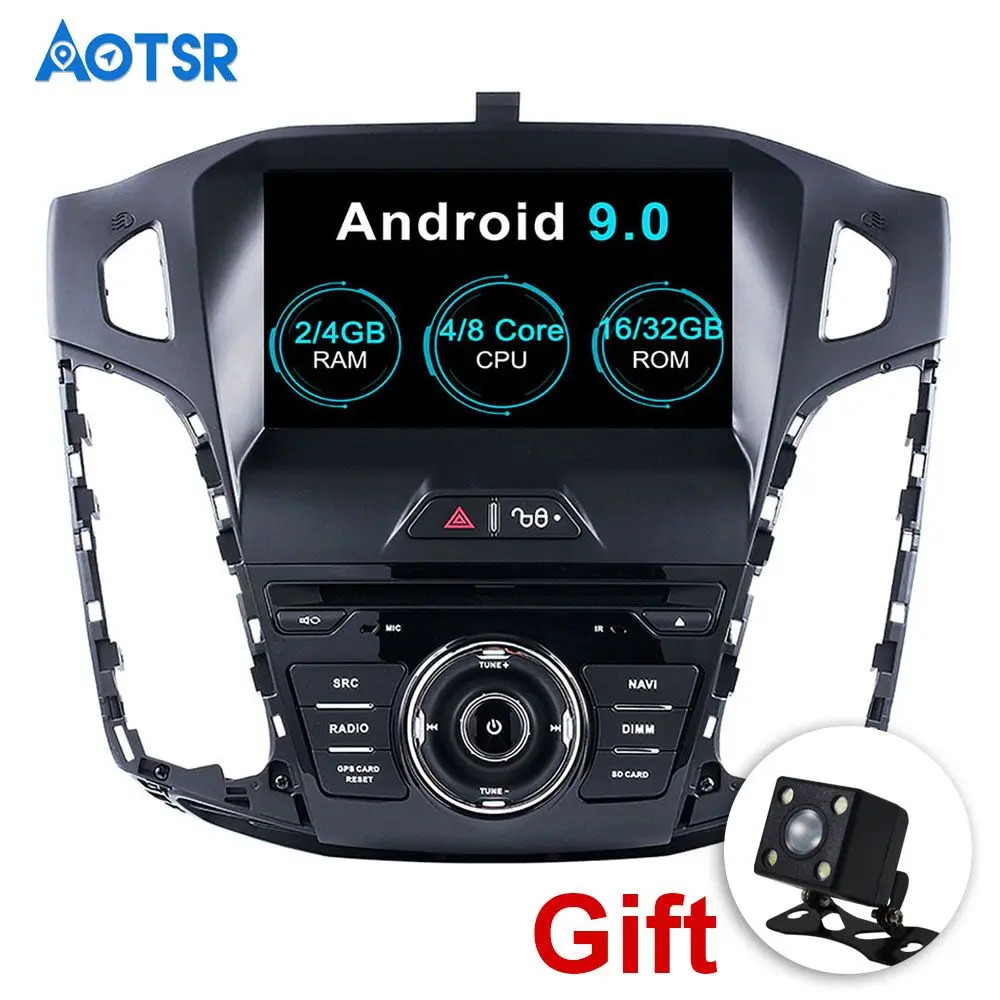 

Aotsr Android 8.0 GPS navigation Car DVD Player For Ford Focus 2012-2017 multimedia 2 din radio recorder Free reverse camera