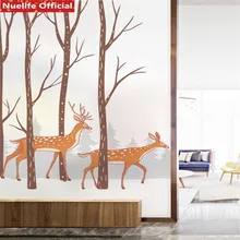 Горный олень узор Электростатическая пленка «замороженное стекло» гостиная спальня детская комната для раздвижных дверей и окон пленка