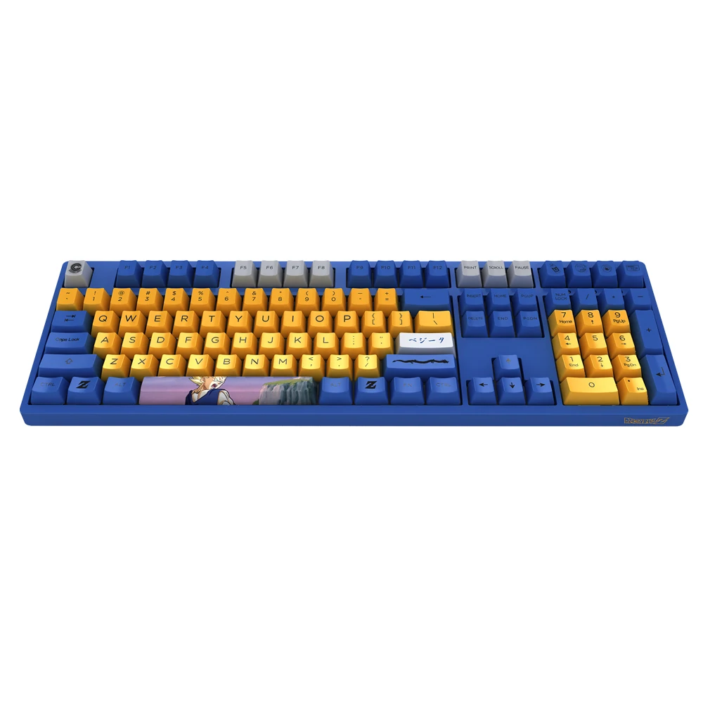 AKKO 3108 V2 DragonBall Z Vegeta 108 Key Dyesub PBT Keycaps Cherry MX Switch Механическая игровая