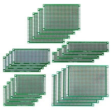 Printed Circuit Board 20 PCS PCB Universal Prototype Boards Double Sided Prototyping Board Breadboard for DIY Electronic Making
