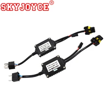 SKYJOYCE 12 В 24 В биксенон H4 декодер реле CANBUS EMC H4 HID hi low Canceller контрольный кабель би ксенон H4 декодер HID No Error H4