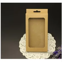 Retail kraft Paper Package Packing Paper Box For Mobile Phone Case Accessories