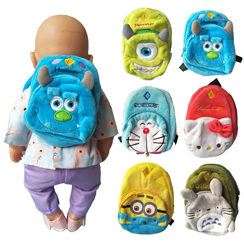 Buy 43CM Zapf baby dolls Cute backpacks school bag for