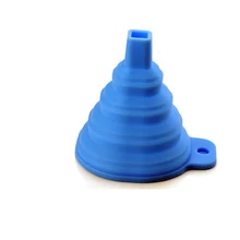 2 шт./партия маленькая портативная квадратная Складная воронка силиконовый гель мягкий и устойчивый к коррозии прочный простой в чистке кухонный инструмент