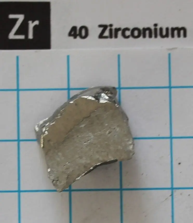 ~ 5g Zirconium Metal Nugget 99.9% - Element 40 sample