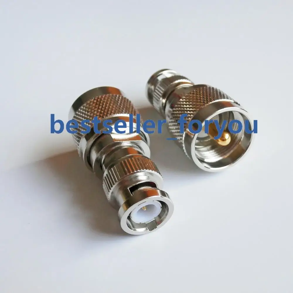 1X BNC UHF адаптер штекер для PL 259 прямой разъем rf|Соединители| |