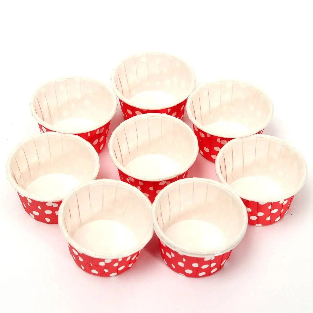 20 штук Бумага красный обертка для кексов бумага для формы торта бумажная формочка для выпечки формы для выпечки десертов