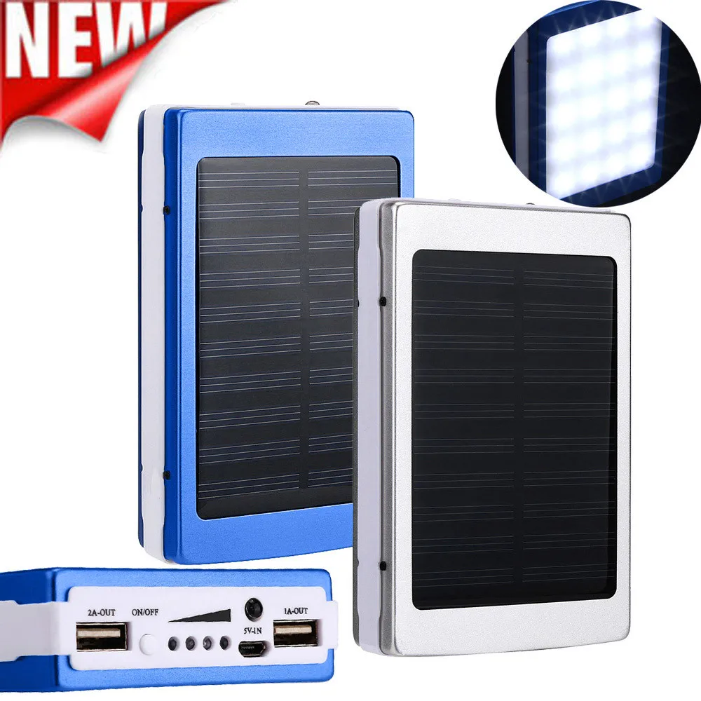 newCARPRIE High 3000mAh Dual USB Portable Solar Battery