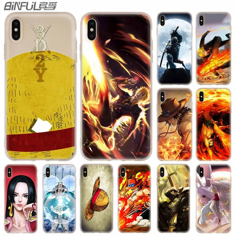 

Cases Silicone soft Cover for iPhone 11 Pro X XS Max XR 6 6S 7 8 Plus 5 4S SE One Piece fire Fashion