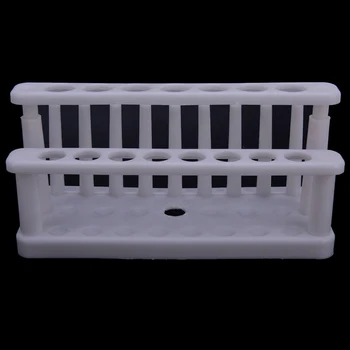 

1pc New Stand Shelf Plastic Test Tube Rack 15 Holes and 9 Pins Holder Support Burette Stand Lab Test Tube