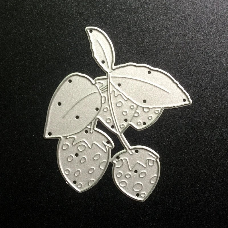 

SCD636 Strawberry Metal Cutting Dies For Scrapbooking Stencils DIY Album Cards Decoration Embossing Folder Craft Die Cuts New