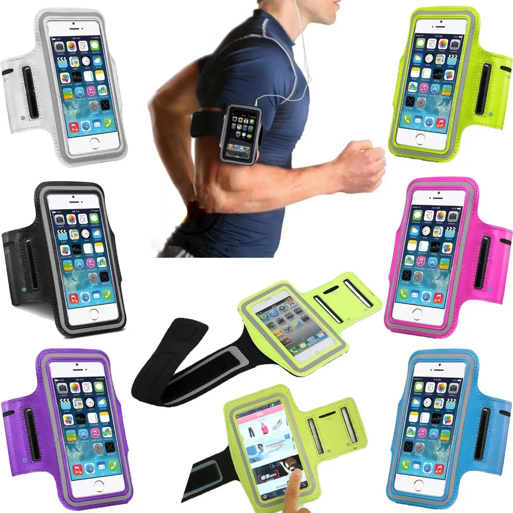 Sports Running Cover for iPhone 6 Gym Arm Band Nylon Case For iphone 5 5S 6 6S / Plus Sport Cover Bag Phone Cases Coque Fundas