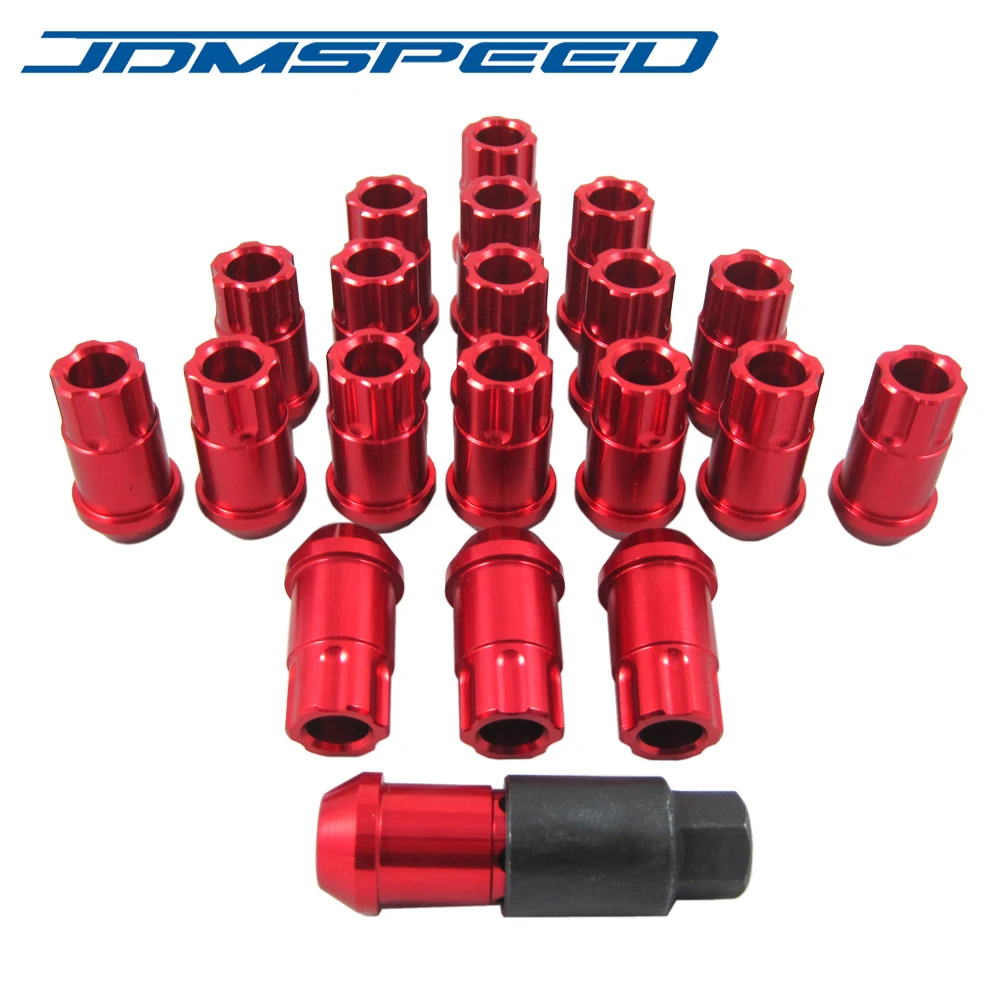 

20PC FOR HONDA ACURA 12X1.5MM ALUMINUM RACING LOCKING LUG NUTS SET