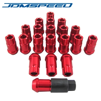 

20PC FOR HONDA ACURA 12X1.5MM ALUMINUM RACING LOCKING LUG NUTS SET