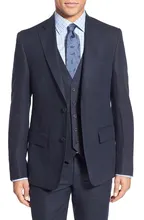 2016 Custom made Mens Suits Fashion Formal Dress Men Suit Set men wedding suits groom tuxedos(Jacket+Pants+Vest)