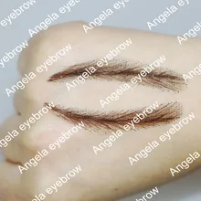 Long-lasting Природного Брови Sobrancelha Ложные Бровей С Руки Связали Его Легко Носить Водонепроницаемый брови Ремонт