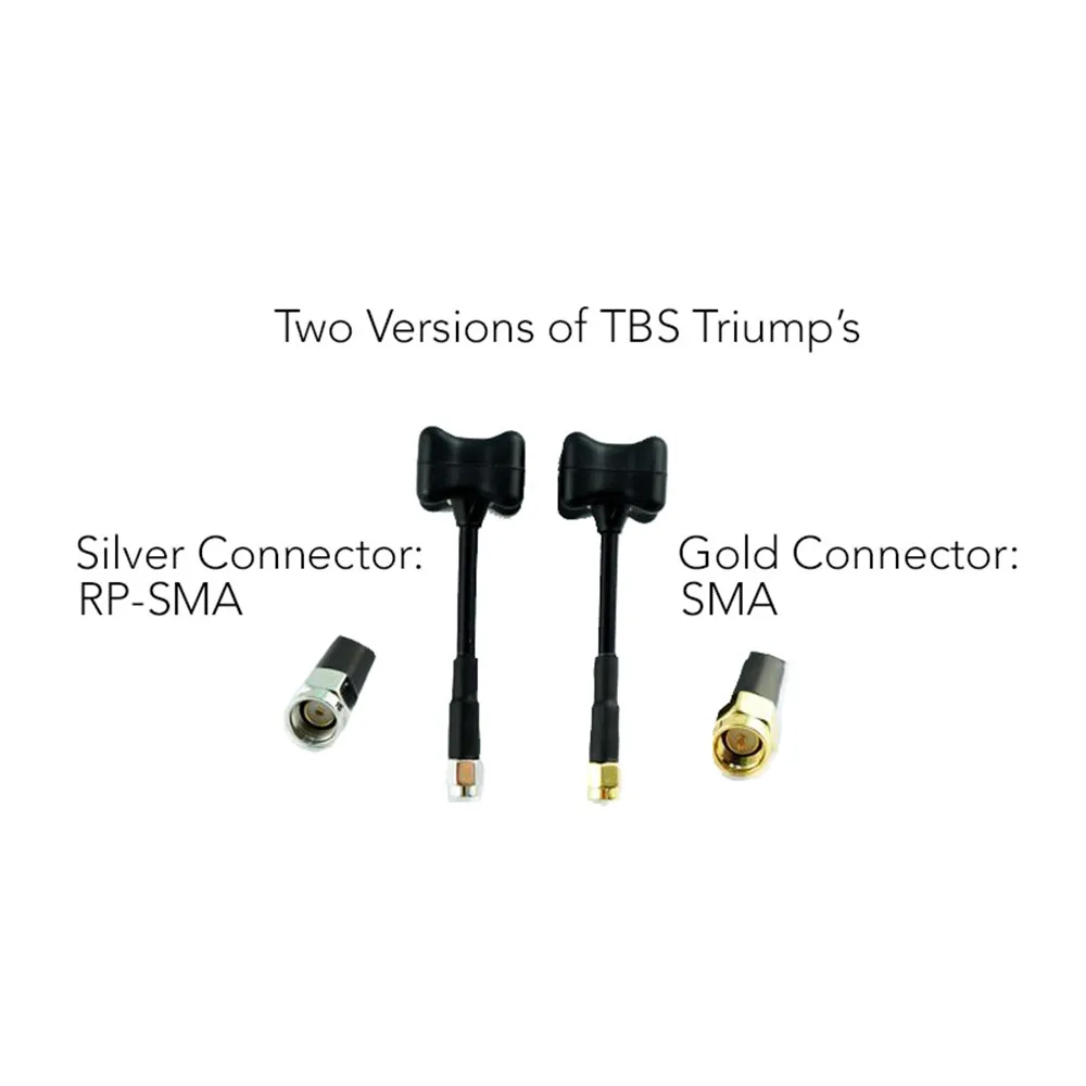 Короткий TBS TRIUMPH Team BlackSheep VAS 5 8 ГГц круглая поляризованная Триумф антенна SMA RP для FPV