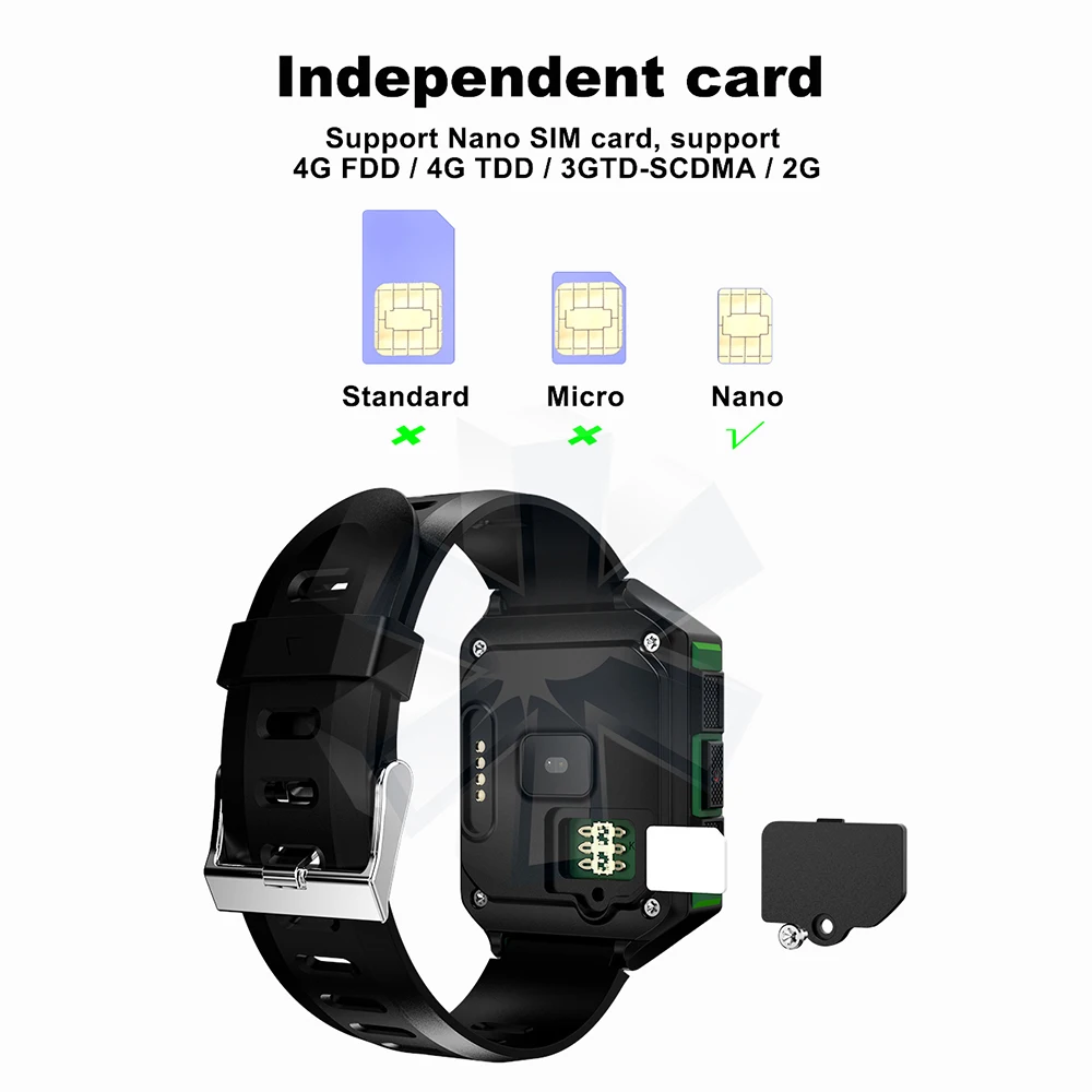 M9 smart watch Android 6.0 support Heart Rate Blood pressure 4G GPS WIFI smartwatch IP67 Waterproof 850mAh Battery watch men