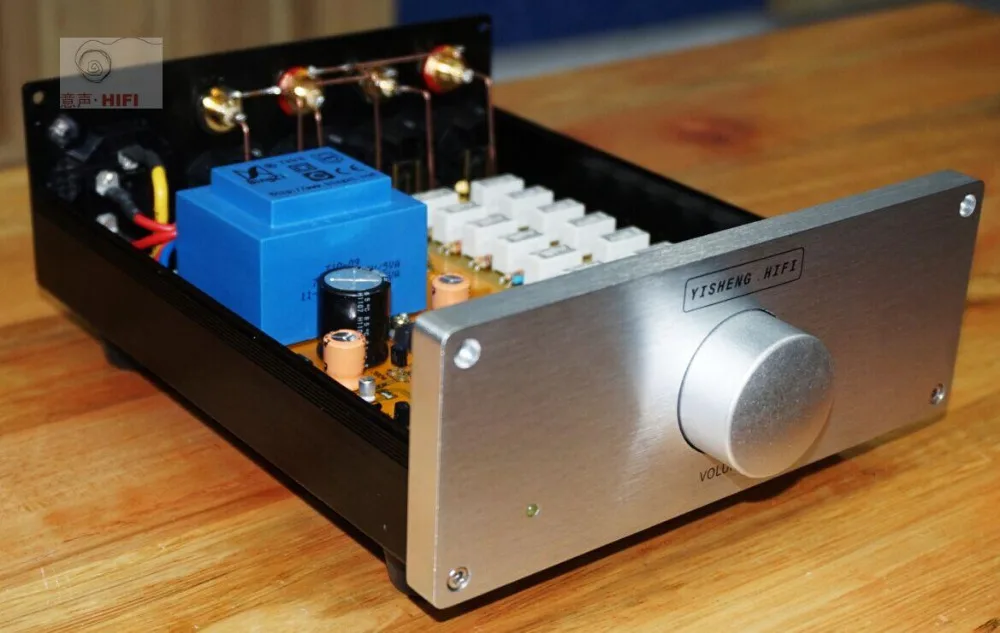 Finished HiFi Advanced Relay Volume Controller Balanced Preamplifier