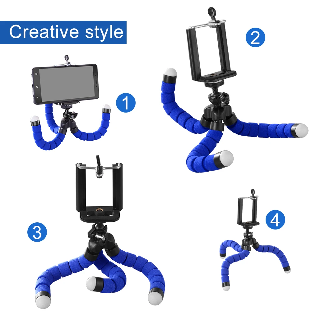Universal Mobile phone Tripod Stand Holder Mount Monopod for Smartphone iPhone 5 5s Samsung s3 s5 xiaomi mi4 redmi All cell (3)