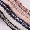 1 yard Vintage Nylon Gold Pearl Beaded Embroidered Lace Trim Ribbon Fabric Handmade DIY Costume Dress Sewing Supplies Craft ► Photo 1/6