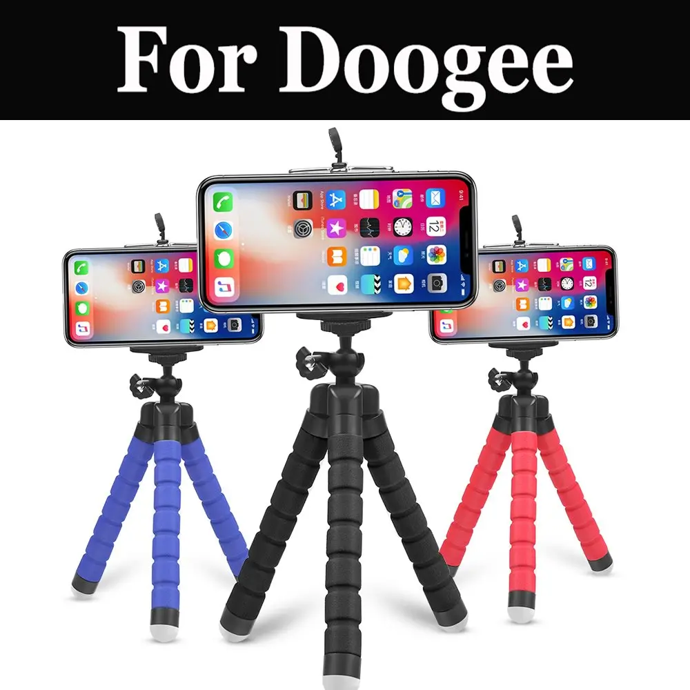 Новинка губчатый штатив для камеры смартфона Для Doogee Y300 Y6 Shoot 1 X9 Mini X7 F7 T6 Pro X5 Max T3 Mix