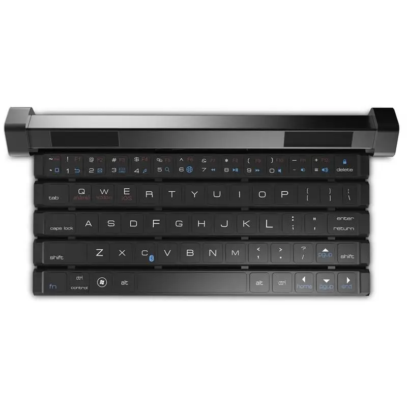 

Reel Keyboard Outdoor Portable Wireless Bluetooth Speaker Folding Mini Keyboard Black