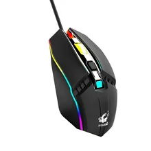 V2 1800 dpi игровая мышка со светодиодной подсветкой 4 кнопки USB Проводная игровая Механическая мышь Мыши Компьютер для портативных ПК Игр 701