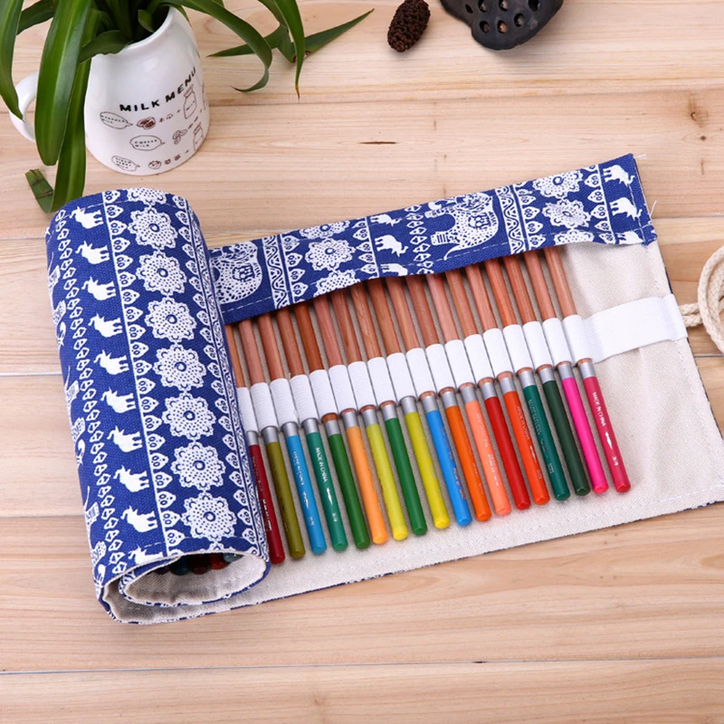 Nation style pencilcase Handmade pencil pouch Creative pencil case