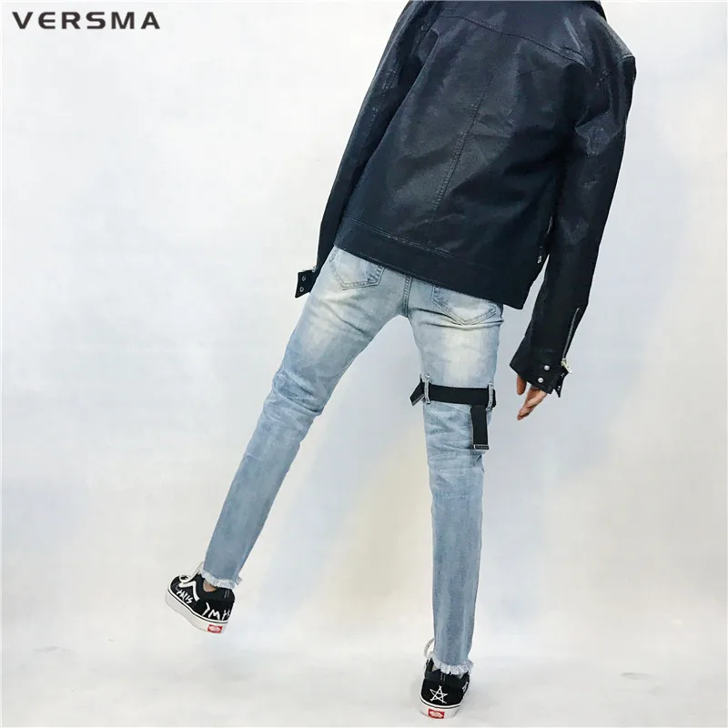 Джинсы мужские рваные в стиле хип хоп составного кроя|motorcycle jeans pants|jeans pantship hop denim |