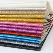 

1PC 21*29CM A4 Glitter Synthetic PU Leather Fabric Artificial Leather Faux Leather Diy Craft Supplies Handicraft Accessories