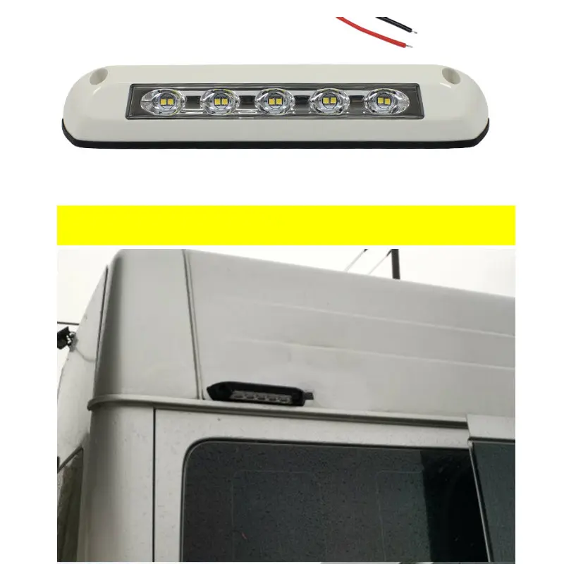 12V/24V RV LED Awning Porch Light Waterproof Motorhome Caravan Interior Wall Lamps Light Bar RV Van Camper Trailer Exterior Lamp