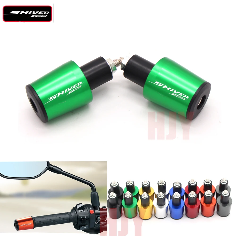 Мотоциклетные ручки 7/8 дюйма 22 мм заглушки руля для Aprilia SHIVER GT 750 SHIVER750 2007 2018 2017